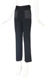 2004 Chanel Pants w/Quilted Satin Hip Pockets