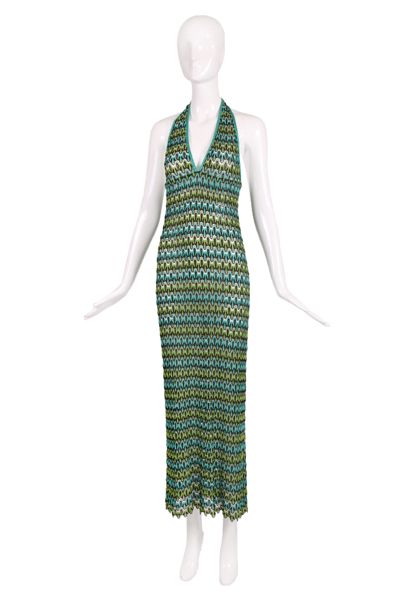 Missoni Metallic Halter Dress Missoni Metallic Halter Dress