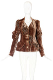 Christian Dior by Galliano "New Look" Velvet Jacket