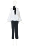 2001 Christian Dior Chiffon Demi-Couture Blouse No.16855