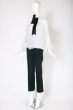 2001 Christian Dior Chiffon Demi-Couture Blouse No.16855