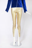 Alexander McQueen Gold Sequin Leggings