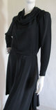 Yves Saint Laurent Silk Dress w/Hood