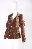 Christian Dior by Galliano "New Look" Velvet Jacket