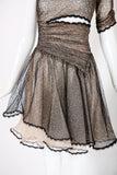 Geoffrey Beene Single Shoulder Lace Mini Dress