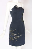 1989 Christian Francis Roth Mermaid Dress & Shawl