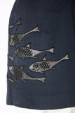 1989 Christian Francis Roth Mermaid Dress & Shawl