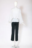 2001 Christian Dior Chiffon Demi-Couture Blouse No.16855