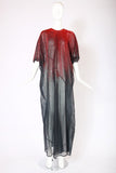 Halston Beaded Organza Caftan