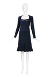 Alaia Top & Skirt Ensemble w/Cutouts