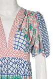 1972 Ossie Clark Dress w/Celia Birtwell Floral Print