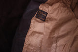 1970's Gucci Brown Suede Coat w/Sterling Tiger Motif
