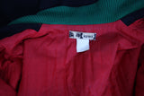 Kansai Yamamoto Oversized Black & Green Varsity Jacket