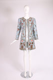 Balmain Blue Haute Couture Embroidered Coat No.173424