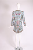 Balmain Blue Haute Couture Embroidered Coat No.173424