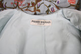 Balmain Blue Haute Couture Embroidered Coat No.173424