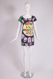 1991 S/S Gianni Versace Printed Mini Dress