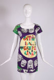 1991 S/S Gianni Versace Printed Mini Dress