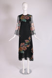 Thea Porter Couture Chiffon Gown