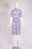 Yves Saint Laurent Purple Silk Day Dress