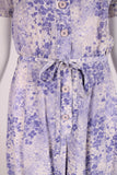 Yves Saint Laurent Purple Silk Day Dress