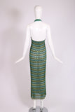 Missoni Metallic Halter Dress