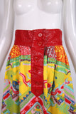 1970's Lanvin 'Buddha' Theme Maxi Skirt