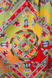 1970's Lanvin 'Buddha' Theme Maxi Skirt