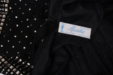 1966 Geoffrey Beene Black Studded Cocktail Dress