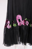 Galliano for Christian Dior Silk 3-Piece w/Velvet Floral Motif