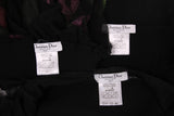 Galliano for Christian Dior Silk 3-Piece w/Velvet Floral Motif