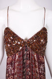 Oscar de la Renta Strapless Chiffon Evening Gown