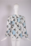 Ossie Clark Blouse w/Celia Birtwell Print