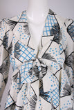 Ossie Clark Blouse w/Celia Birtwell Print