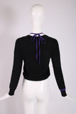 Sonia Rykiel Sweater w/Intarsia Bikini Top