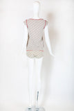 Christian Dior Logo Top w/Capped Sleeves