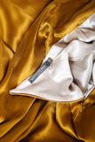 2004 Alexander McQueen Gold Draped Gown