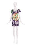 1991 S/S Gianni Versace Printed Mini Dress