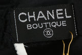 1980's Chanel Black Silk & Lace Cocktail Dress