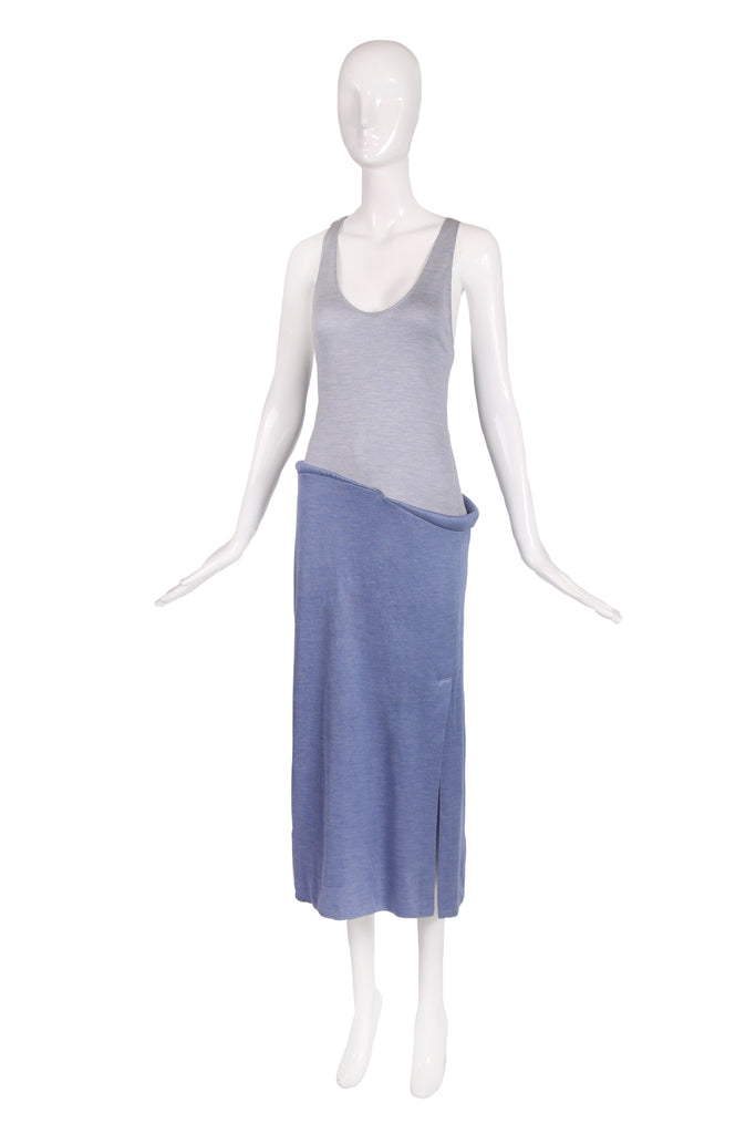 1999 S/S Geoffrey Beene Silk Jersey Tank Dress Rachel Zabar Vintage 1999 S/S Geoffrey Beene Silk Jersey Tank Dress Rachel Zabar Vintage