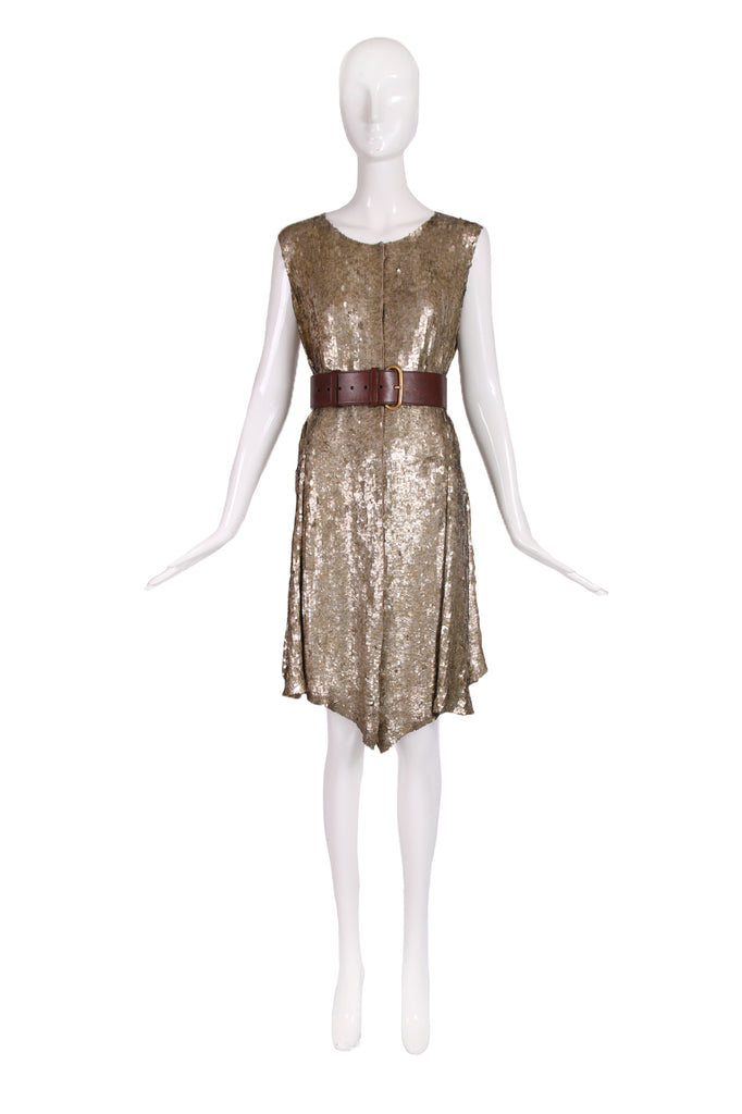 2003 S/S Alexander McQueen Sequin Dress Rachel Zabar Vintage 2003 S/S Alexander McQueen Sequin Dress Rachel Zabar Vintage