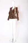 Christian Dior by Galliano "New Look" Velvet Jacket