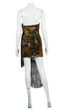 Christian Dior by Galliano Demi-Couture Fringed Skirt & Bustier Ensemble