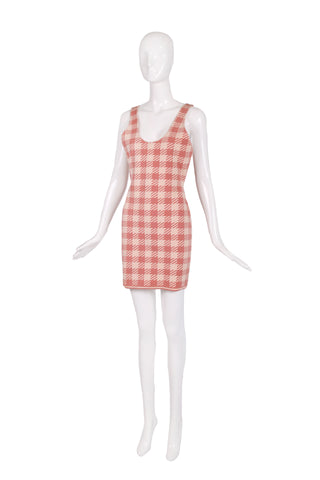 white and black striped long sleeve dress MIKUTA