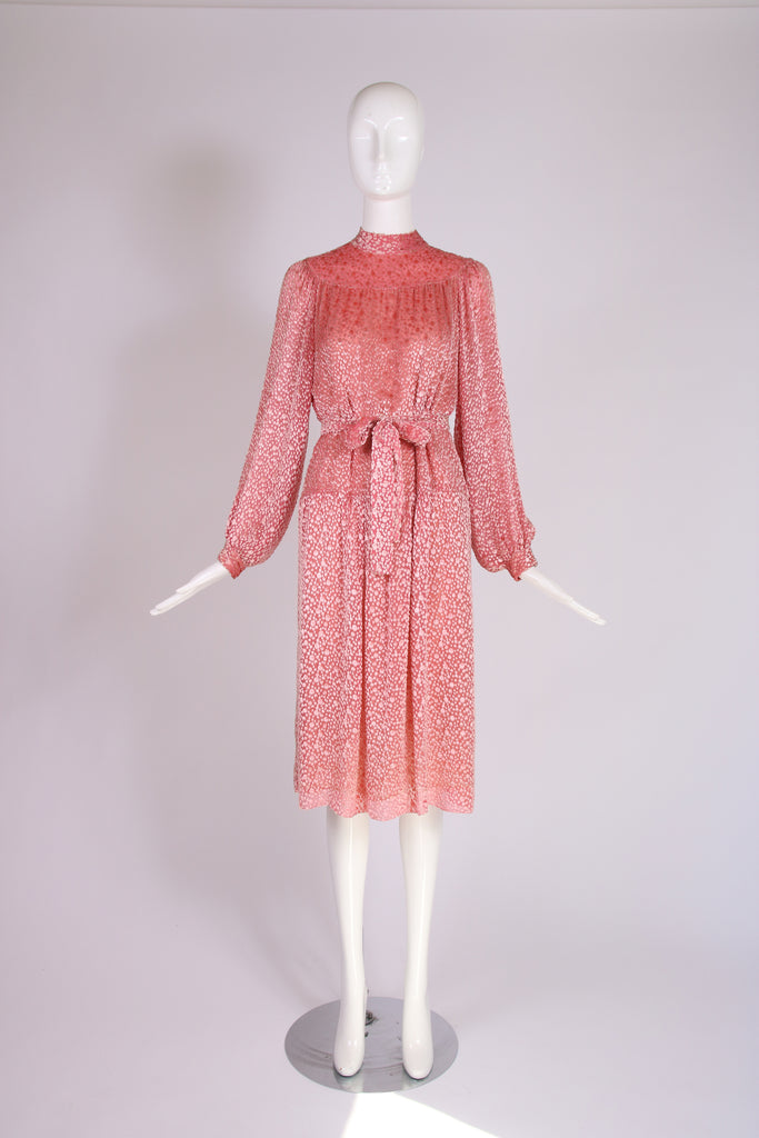 chanel pink maxi dress