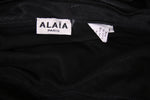 1986 Azzedine Alaia Black Trained Gown
