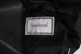 Versace Black Leather Motorcycle Jacket