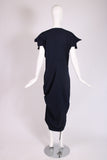 Yohji Yamamoto Navy Dress Ca. 1985