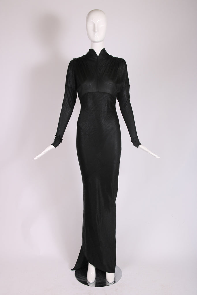 azzedine alaia black dress heritage