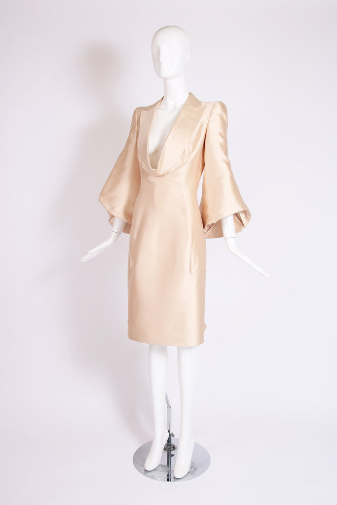 1990's John Galliano Silk Cocktail Dress Rachel Zabar Vintage 1990's John Galliano Silk Cocktail Dress Rachel Zabar Vintage
